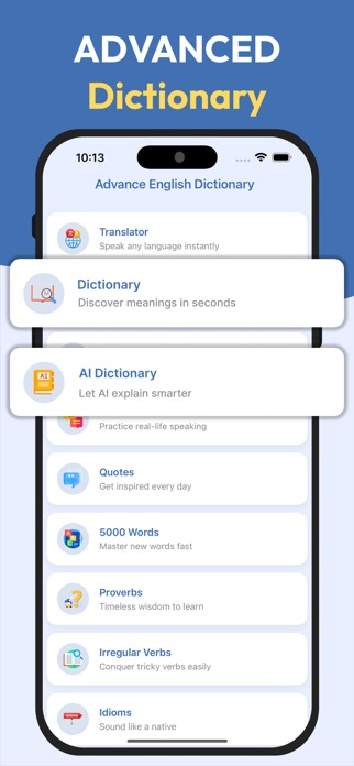 Advanced English Dictionary : Screenshot 1 of 8
