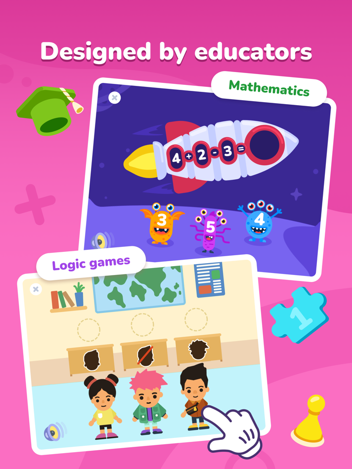 #2. LogicLike: Kids Learning Games (iOS) By: Massiana