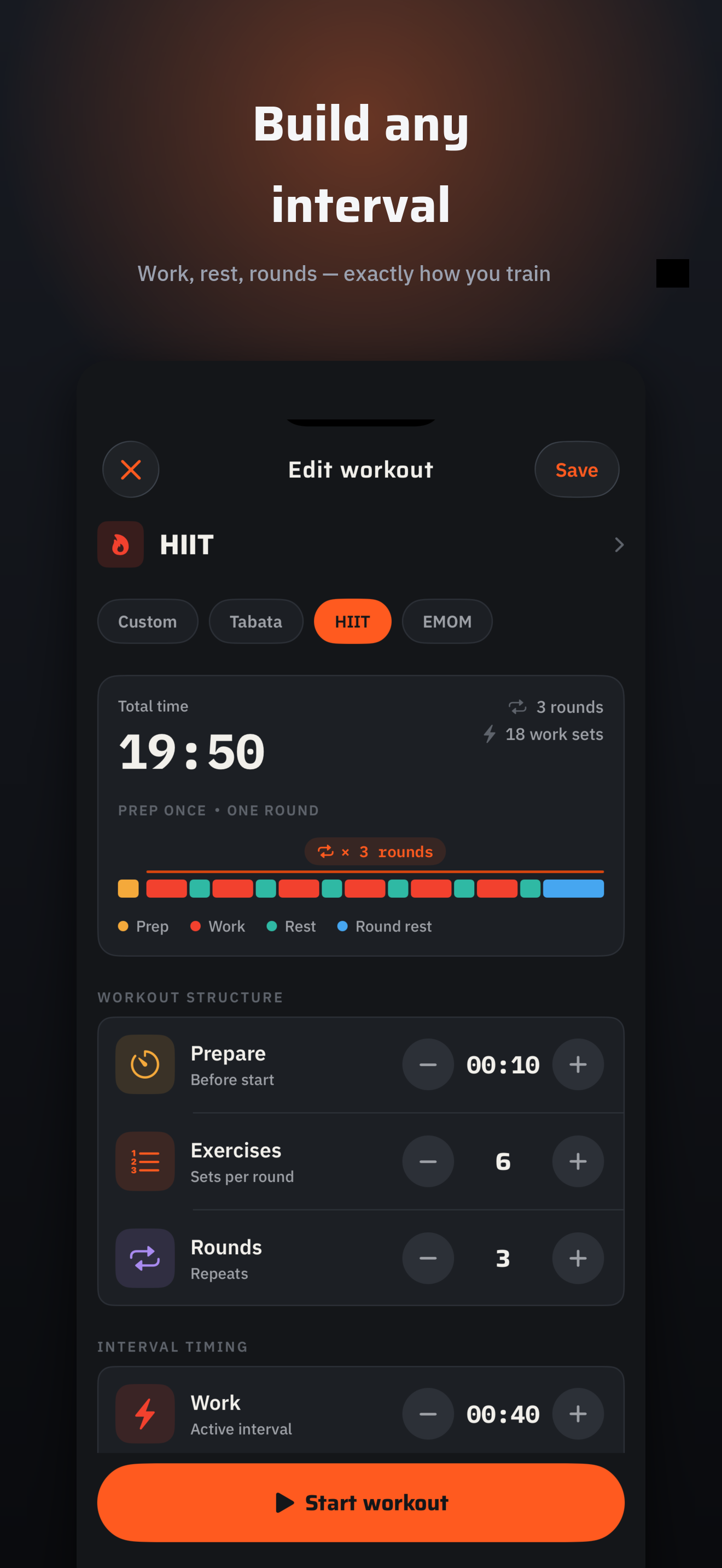 Interval - HIIT Timer screenshot 3