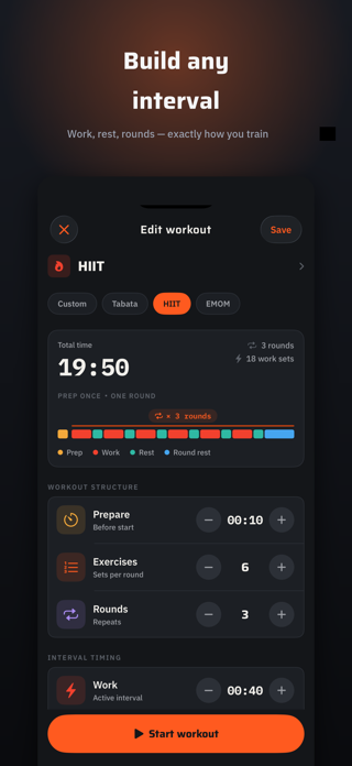 Interval - HIIT Timer Screenshot 3 of 6
