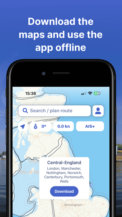 Waterkaarten: Boat Navigation Screenshot