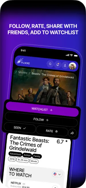 FLIXXE – Movie & TV Tracker screenshot 2