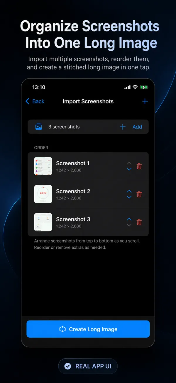 Screenshot #2 pour LongShot Stitch