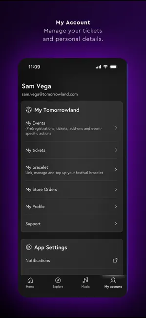 Tomorrowland iPhone screenshot 4