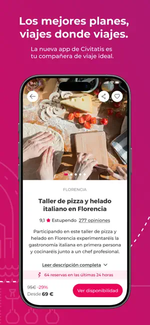 Civitatis: ¡Llena tu viaje! iPhone screenshot 3