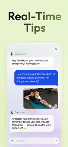 Zing AI: Home & Gym Workouts iPhone screenshot