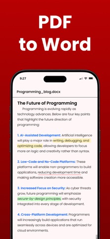 PDF Converter; Image to PDF iPhone screenshot