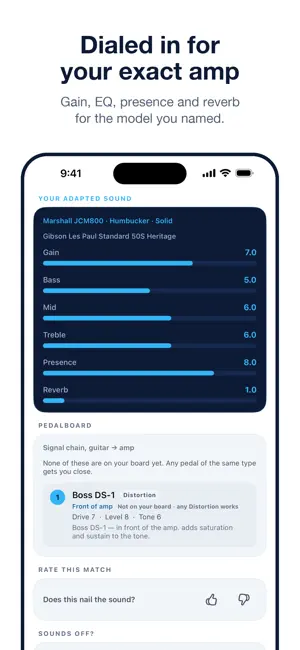 Adapt Tone: Guitar Tone Match screenshot 3