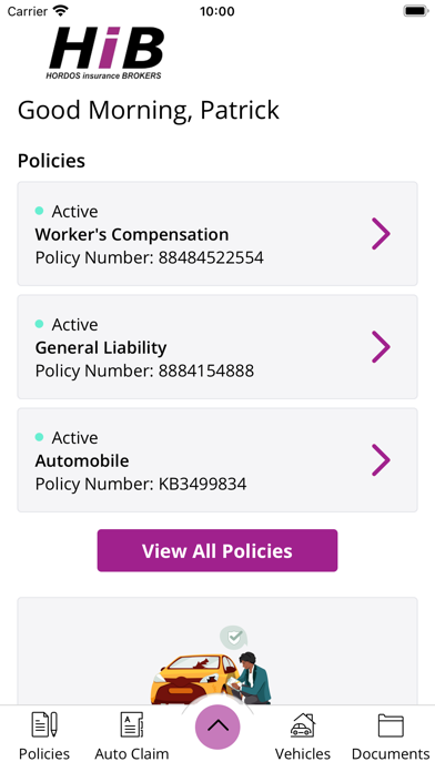 Hordos Insurance Brokers Inc. Screenshot