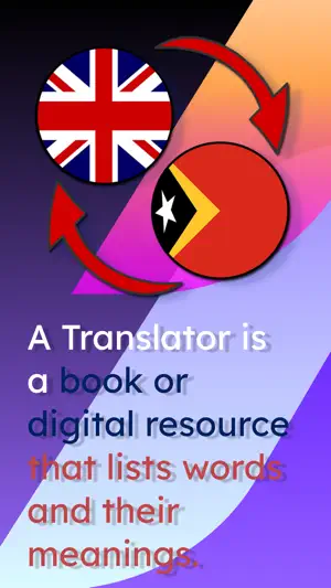English Tetum Translator screenshot 1