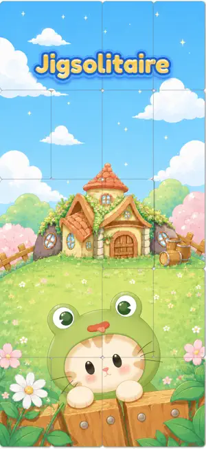 Jigsolitaire Puzzle Pro screenshot 1