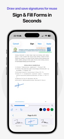 ZetaScan: Document Scanner iPhone screenshot