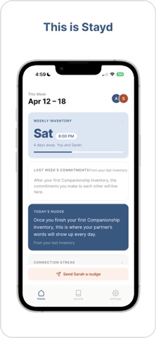 Stayd - Couples App Screenshot 1 of 7