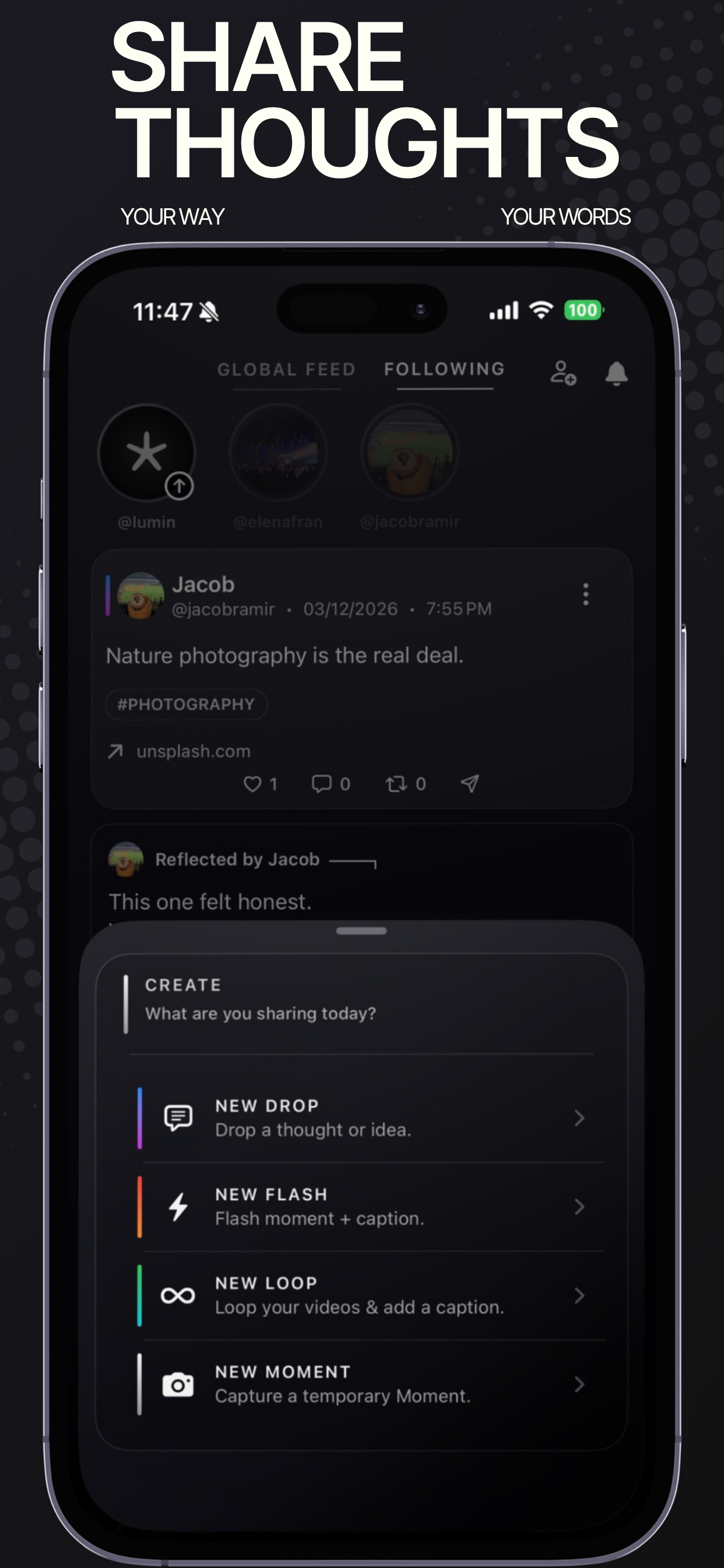 Lumin - Social screenshot 3