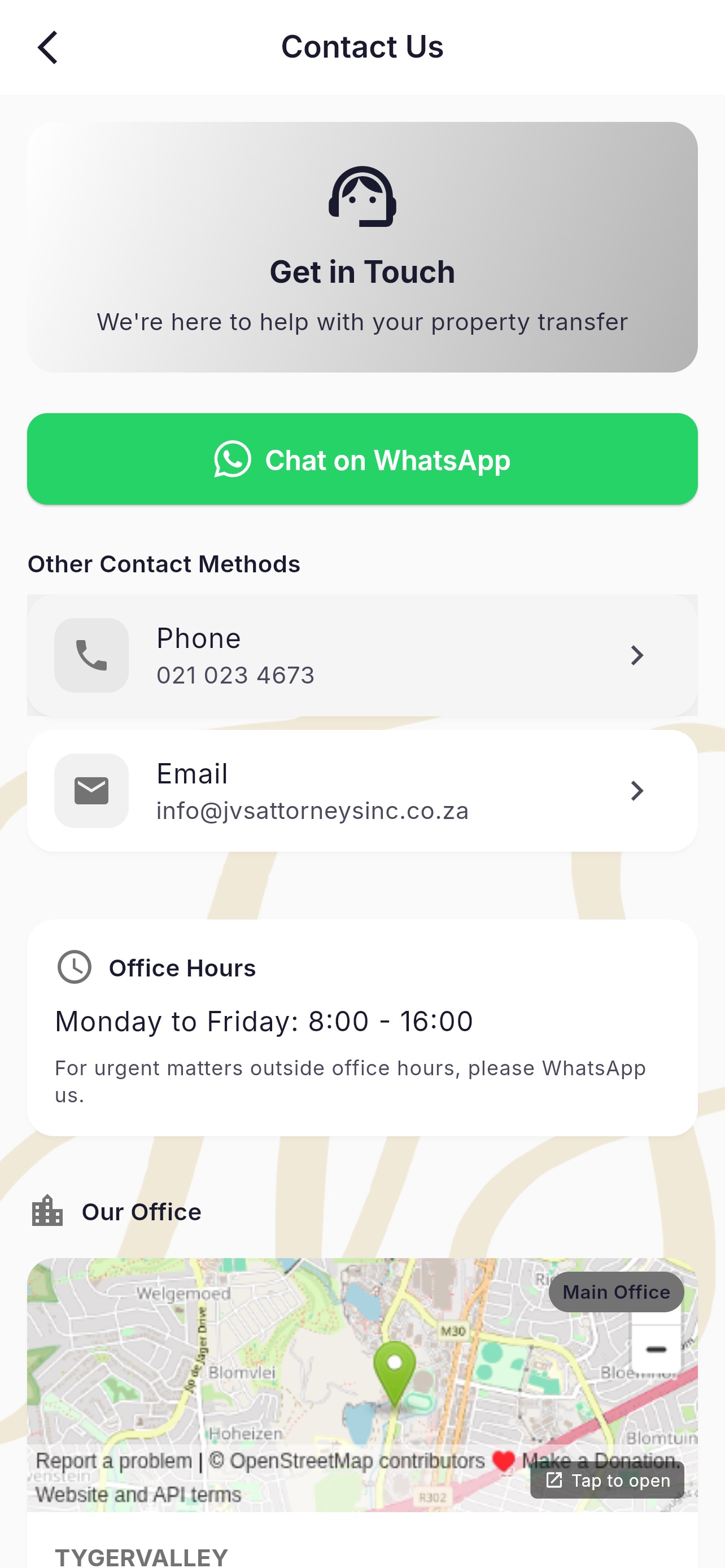 Screenshot 4 of Johan van Schalkwyk Attorneys