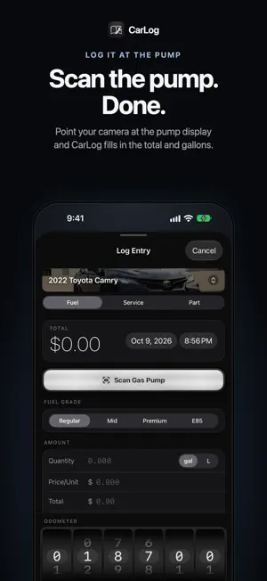 CarLog - Car Care & Fuel Log screenshot 2