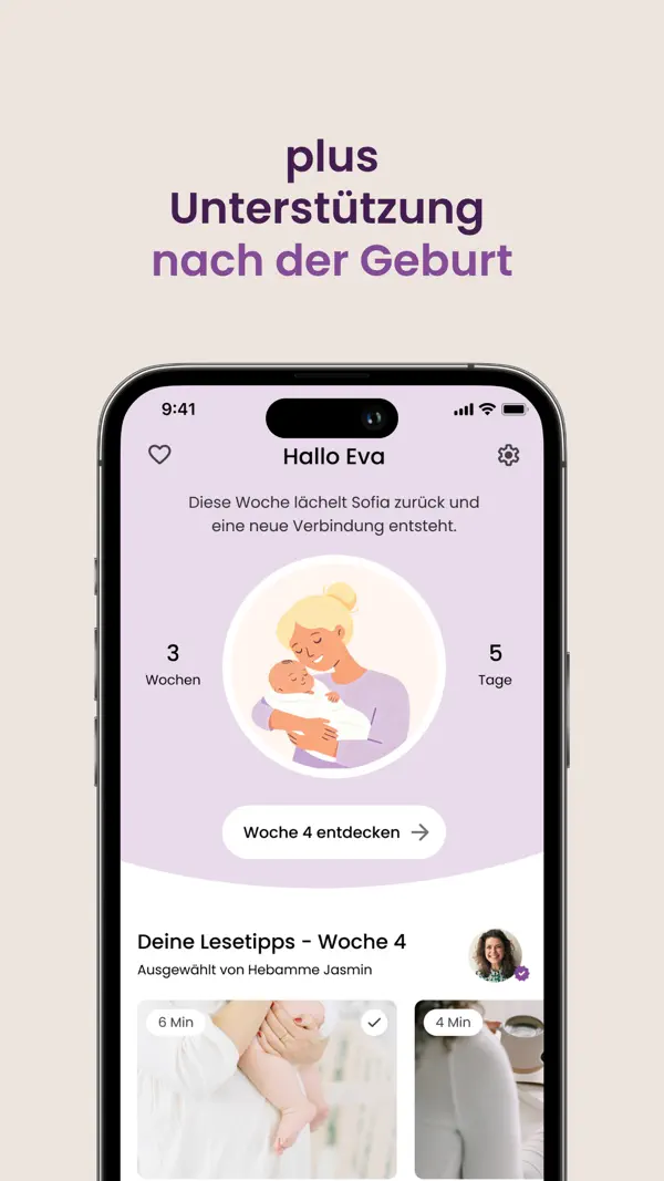 Schwangerschafts-App | keleya iPhone App Screenshot 8 – Medizin