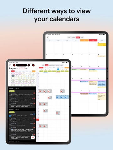 Calendar Organization Event iPad screenshot