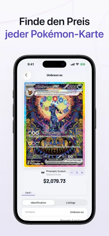 TCG Karten Scanner & Preise screenshot 1 of 5