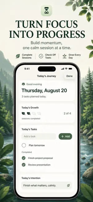 Calm Focus: Pomodoro Timer screenshot 2