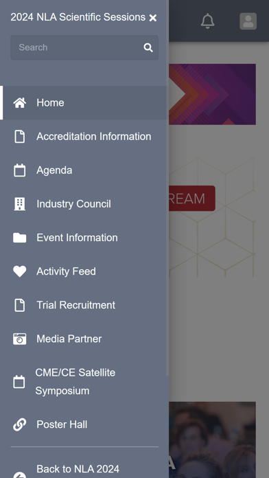 NLA Meetings Screenshot