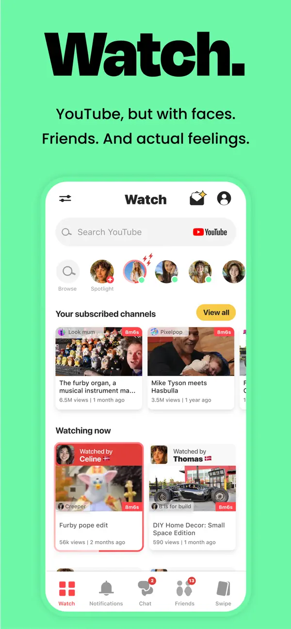 Screenshot #2 pour Bopin—Watch & make friends