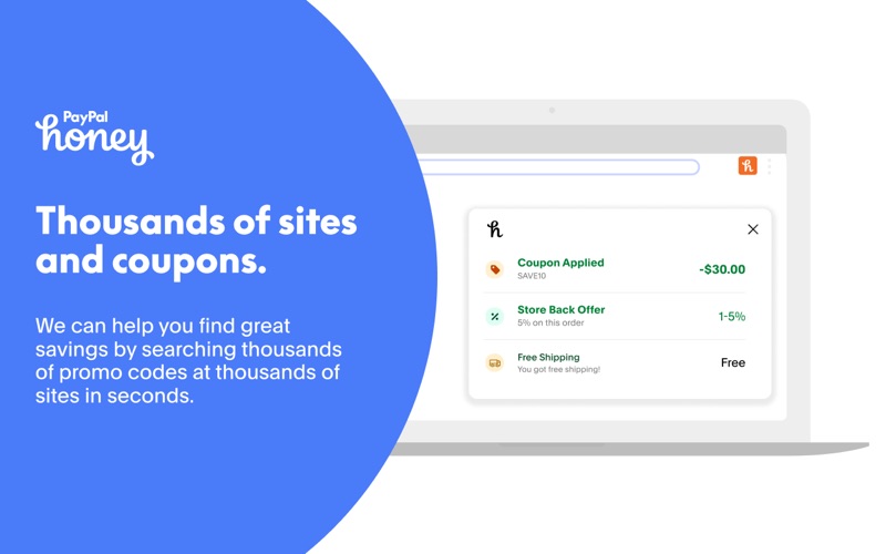 Screenshot #2 pour PayPal Honey for Safari