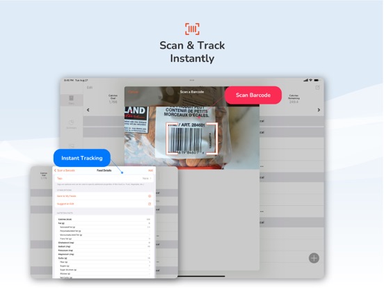 Calorieënteller Pro Tracker iPad app afbeelding 6
