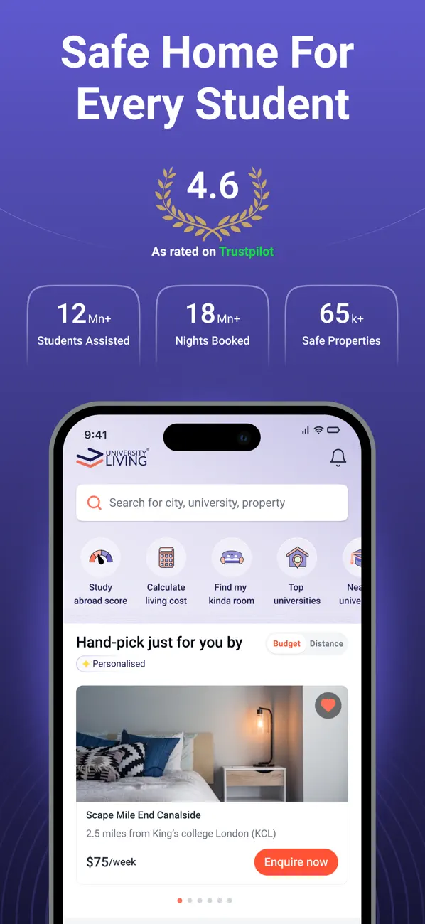 #1. University Living: Housing App (iOS) 由: University Living