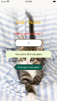 cat lifespan iphone screenshot 2