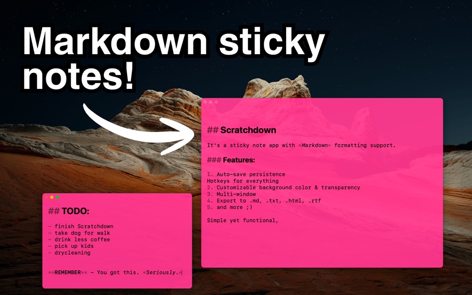 #1. Scratchdown (macOS) di: Peter McPherson
