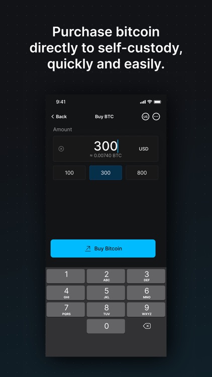Blockstream BTC Wallet (Green)