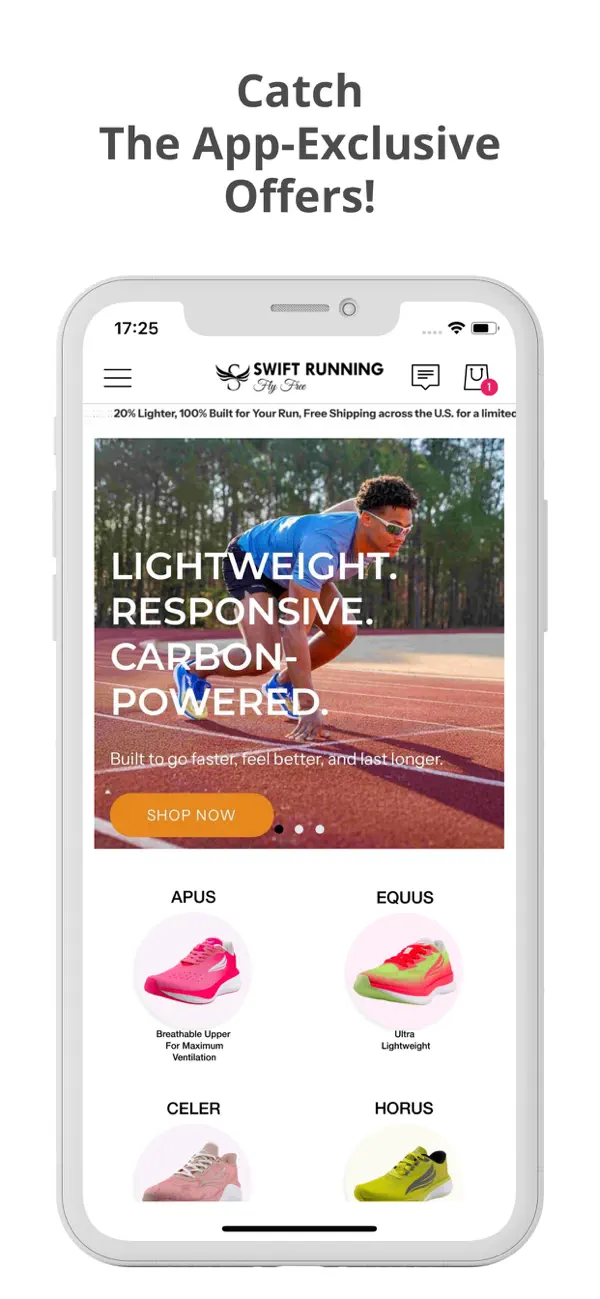 Screenshot #1 pour Swift Running