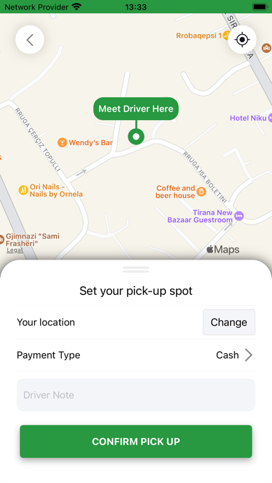 Thirr Taxi Tirana Screenshot