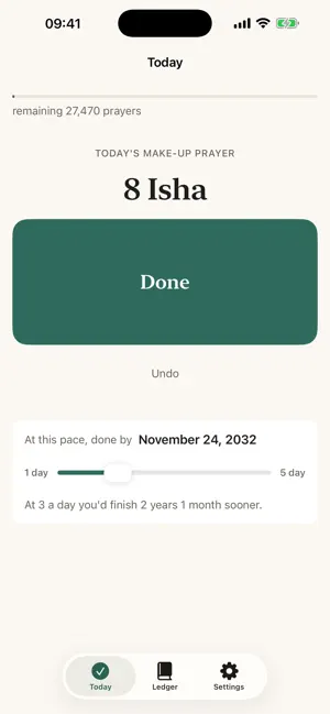 Zimem: Qada Prayer Calculator screenshot 2