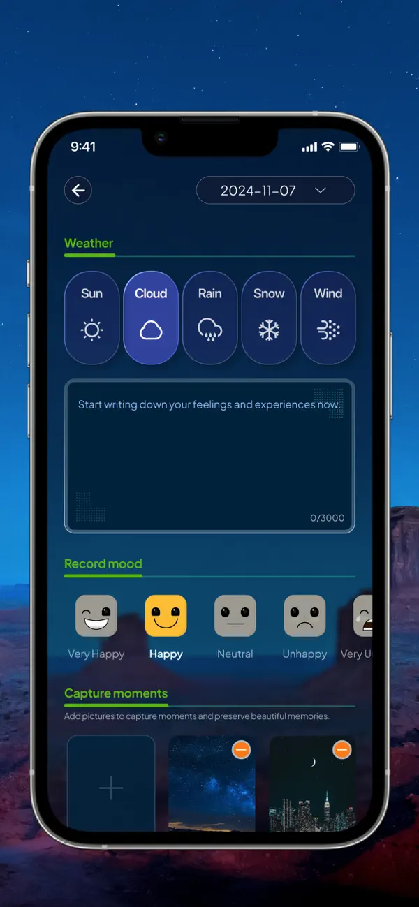 Screenshot #2 pour Bedtime Diary