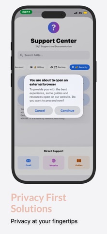 Contacts Backups screenshot