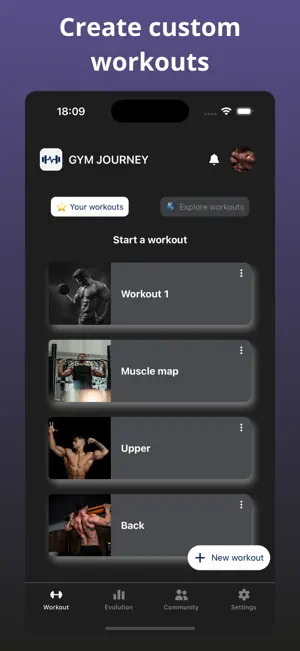 Gym Journey - Workout tracker screenshot 3