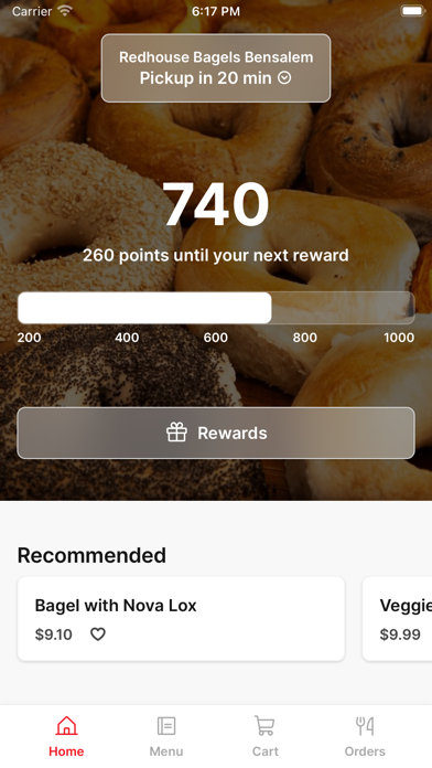 Redhouse Bagels Screenshot