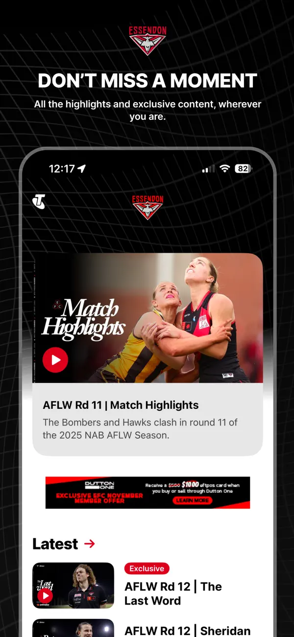 Screenshot #2 pour Essendon Official App