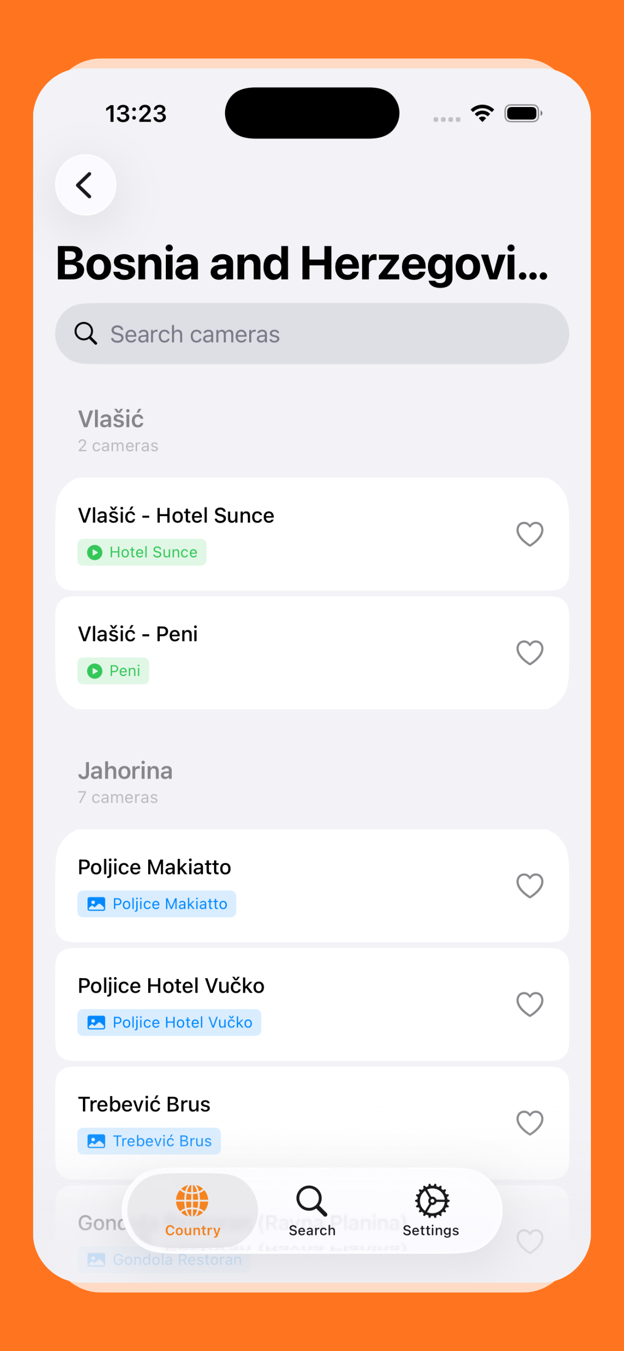 Kamere.app - Live EU Cameras