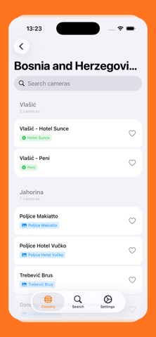 Kamere.app - Live EU Cameras screenshot