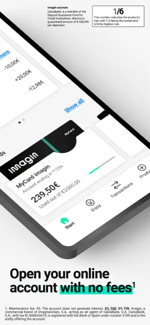 imagin: Mobile Bank, Finances screenshot 2