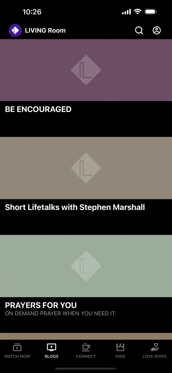 Screenshot #2 pour LIVING Room Church