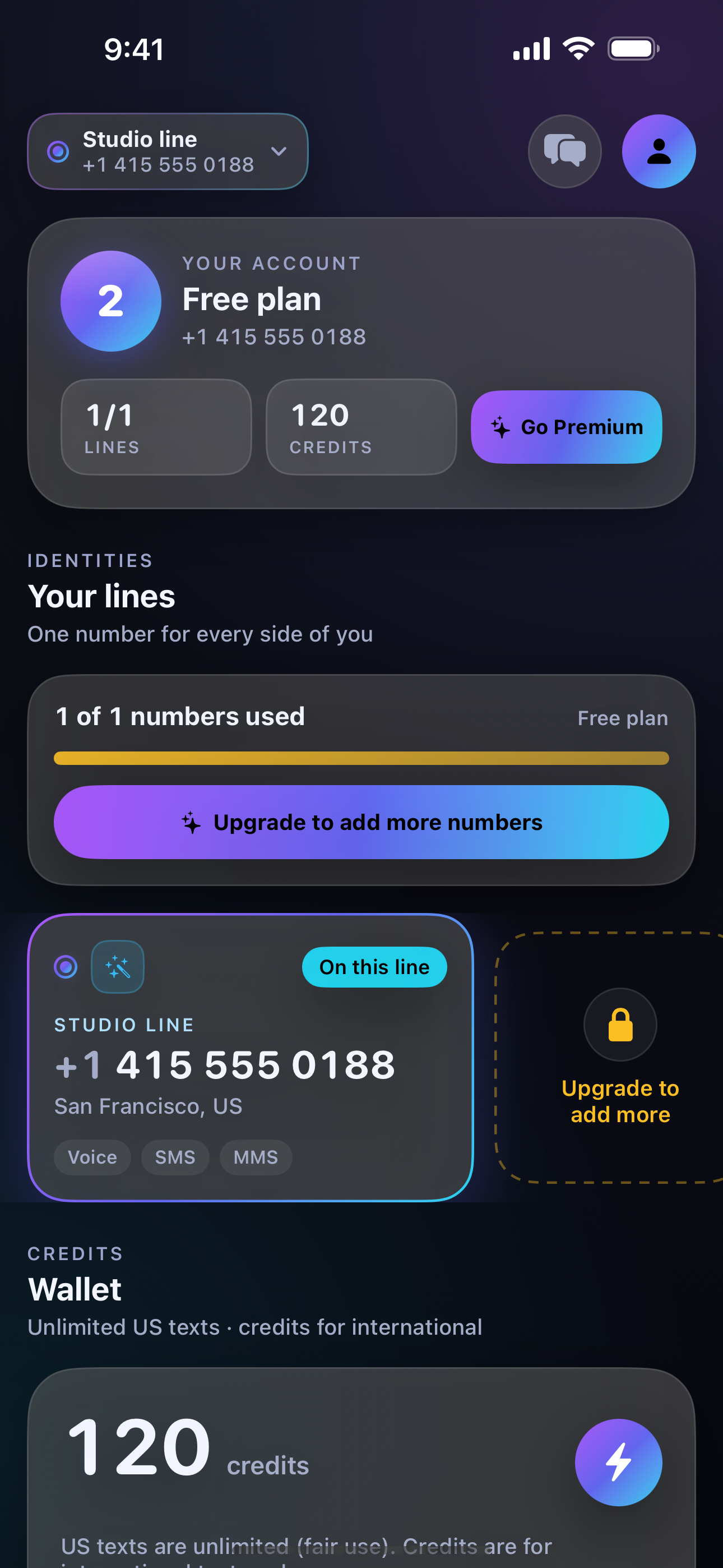 Second Phone Number: 2nd Line screenshot 2