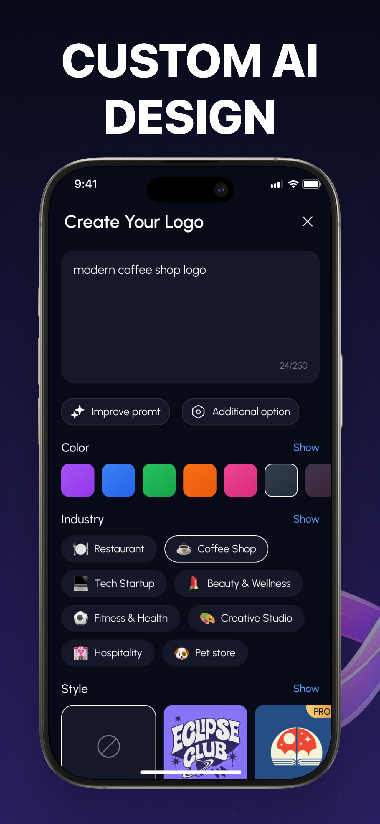AI Logo Generator + Logo Maker screenshot 2
