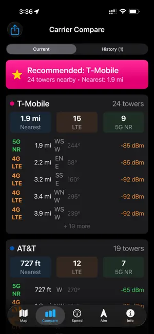 5Gstore Tower Finder screenshot 2
