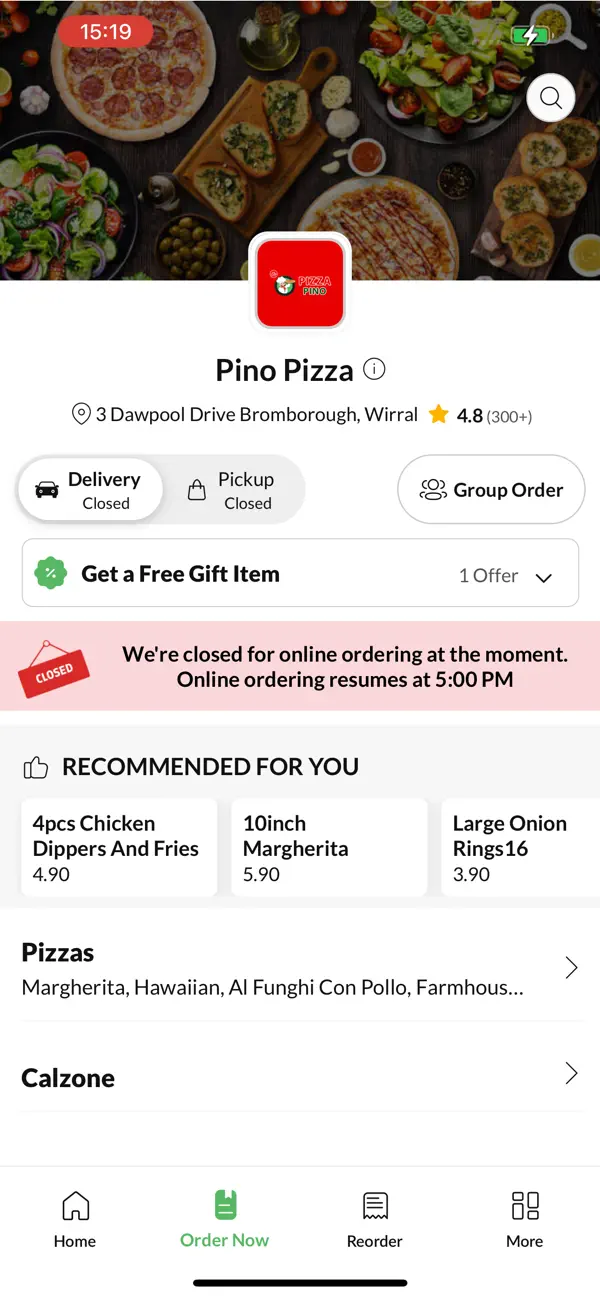 Screenshot #2 pour Pino Pizza.