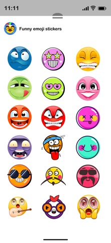 Funky Emoji Stickers screenshot