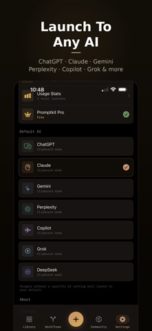 PromptKit: AI Prompt Manager iPhone screenshot